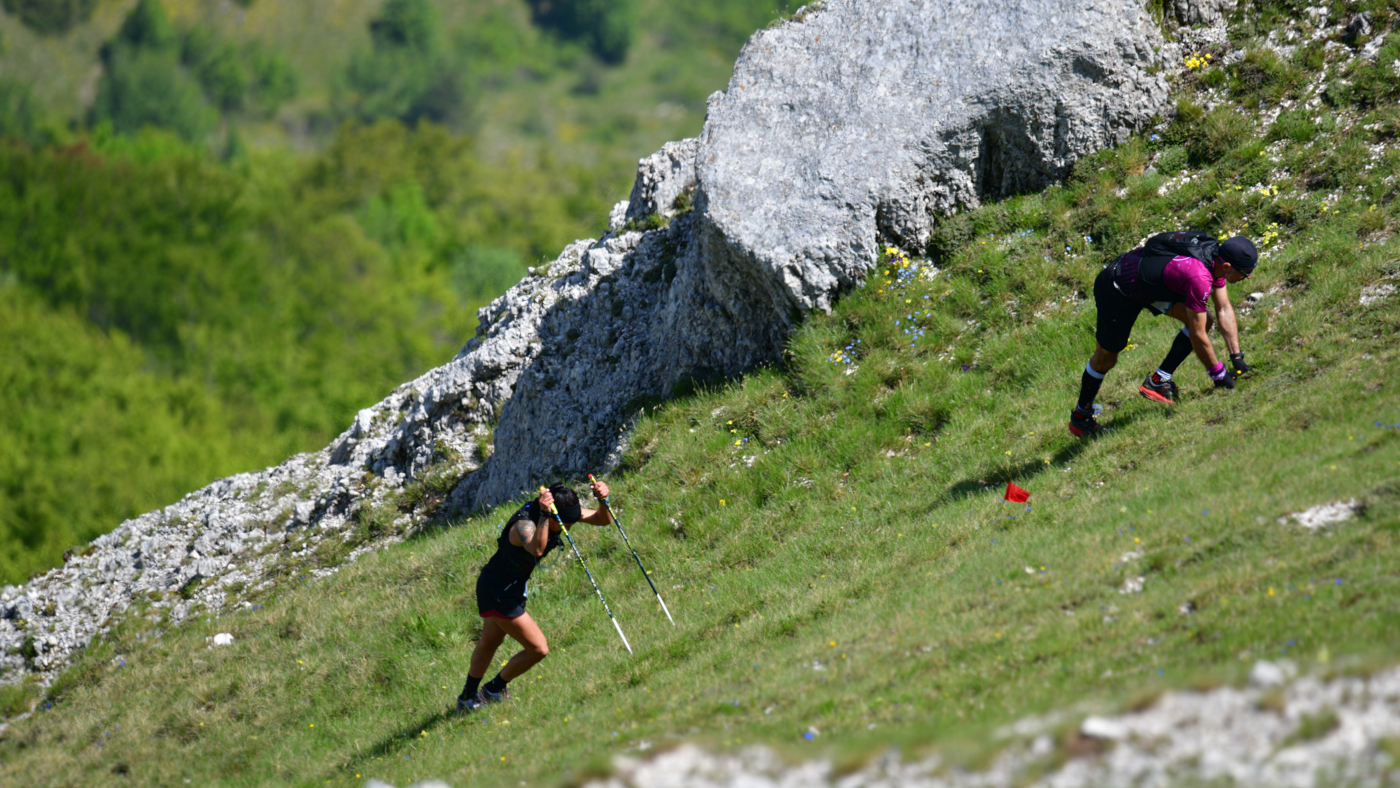 Verso la vetta di Monte Calvo